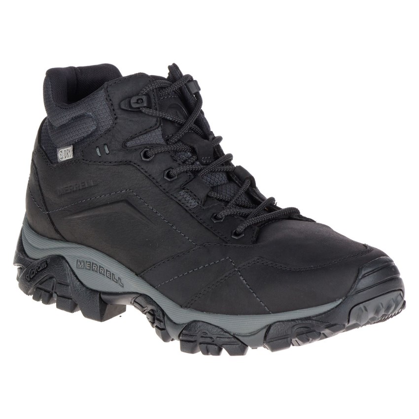 Bottes Merrell Moab Adventure Mid Waterproof Noir Homme | I.Q.UYUI